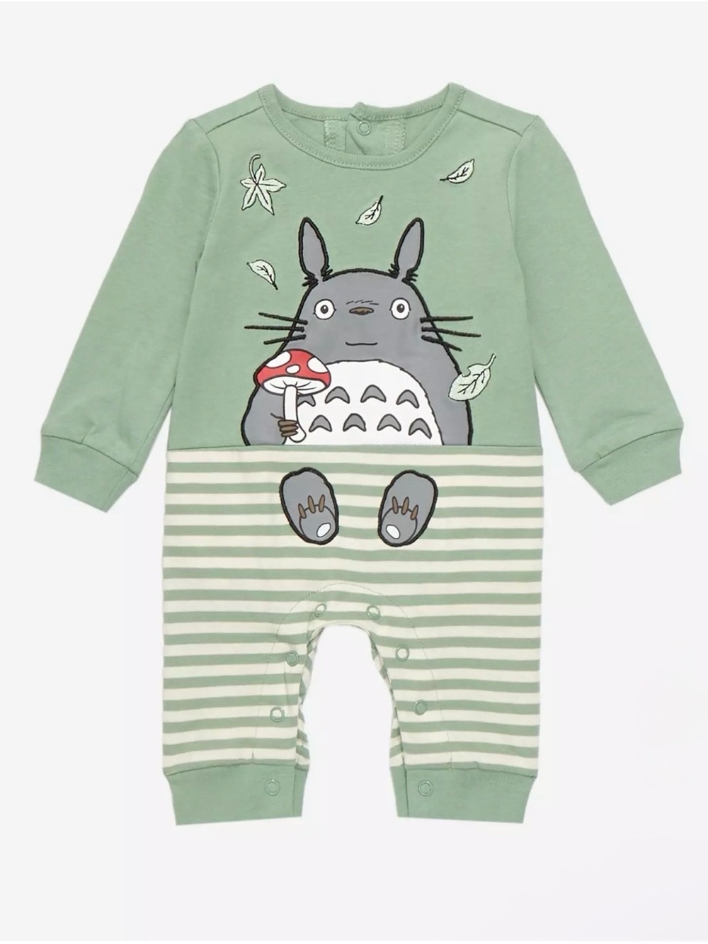 My neighbor Totoro Stripe Baby One-Piece